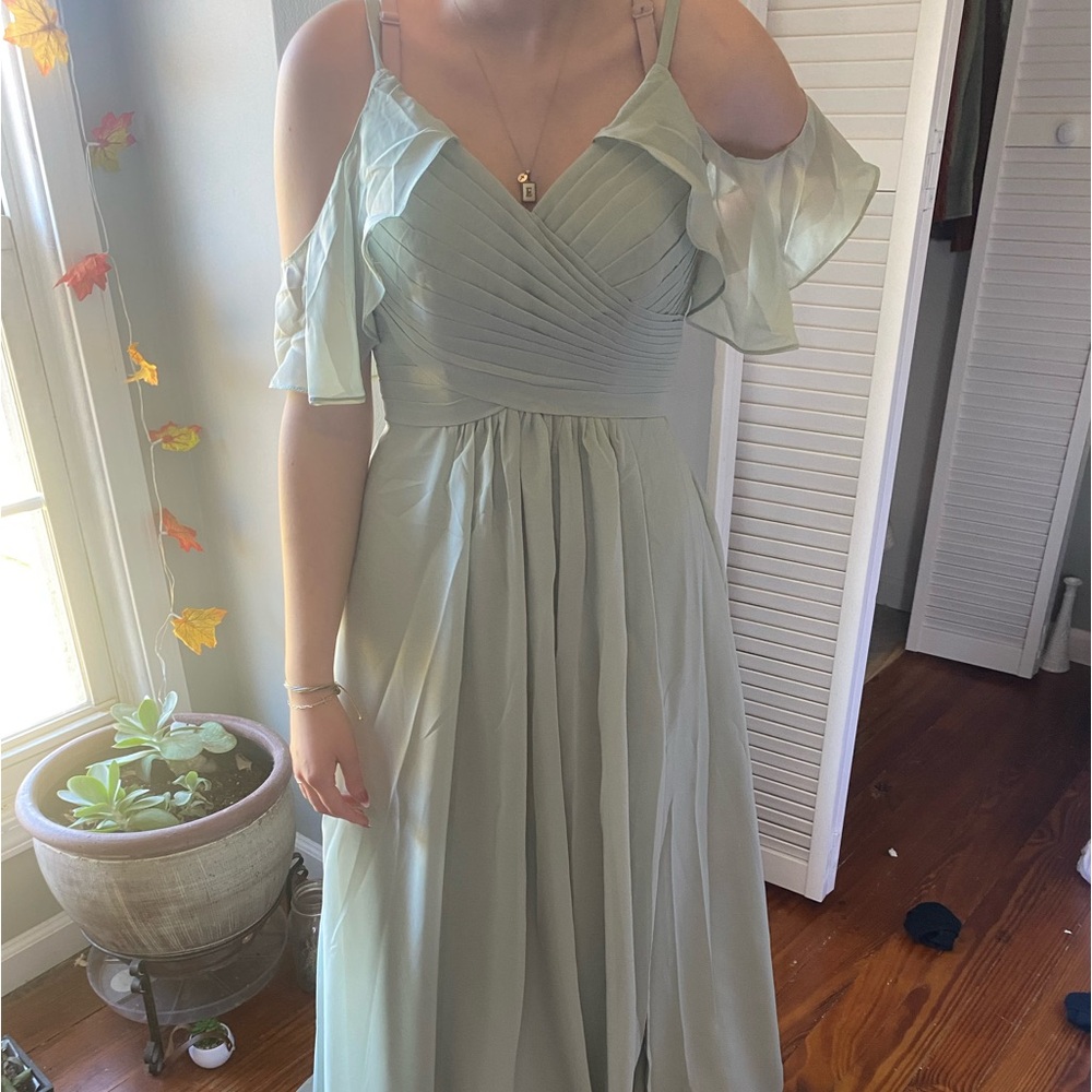 Sage Green Prom/Bridesmaid dress